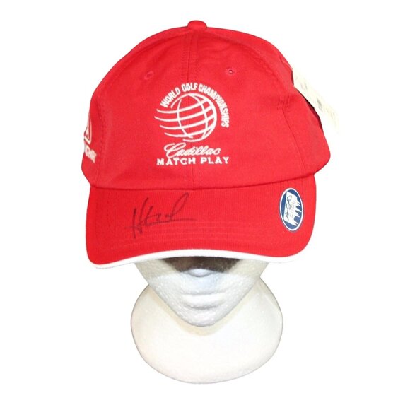 Hunter Mahan Signed 2015 Cadillac Match Play Harding Park Baseball Hat Cap NEW - Picture 1 of 12